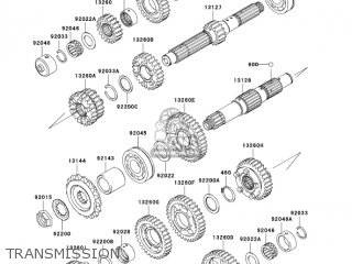 TRANSMISSION - ZX1200C3 ZZR1200 2004 USA CALIFORNIA CANADA