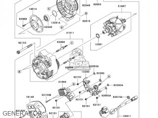 GENERATOR - ZX1200C4 ZZR1200 2005 USA CALIFORNIA CANADA