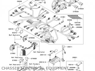 CHASSIS ELECTRICAL EQUIPMENT - ZX1200C4 ZZR1200 2005 USA CALIFORNIA CANADA