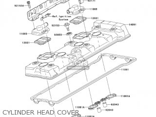 CYLINDER HEAD COVER - ZX1400A6F NINJA ZX14 2006 USA CALIFORNIA CANADA
