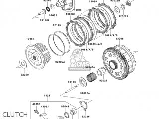 CLUTCH - ZX1400A6F NINJA ZX14 2006 USA CALIFORNIA CANADA