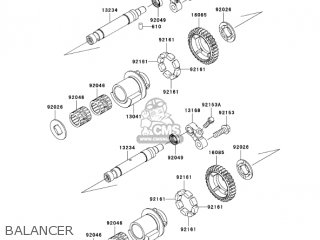 BALANCER - ZX1400A7F NINJA ZX14 2007 USA CALIFORNIA CANADA