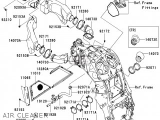 Kawasaki ZX1400A7F ZZR1400 2007 EUROPE,MIDDLE EAST,AFRICA,UK,FR parts ...