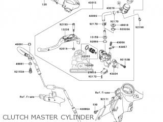 CLUTCH MASTER CYLINDER - ZX1400A7FA NINJA ZX14 2007 USA CALIFORNIA