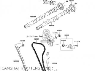 CAMSHAFT(S)/TENSIONER - ZX1400A7FA NINJA ZX14 2007 USA CALIFORNIA
