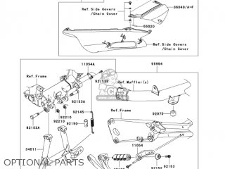 OPTIONAL PARTS - ZX1400A7FA NINJA ZX14 2007 USA CALIFORNIA