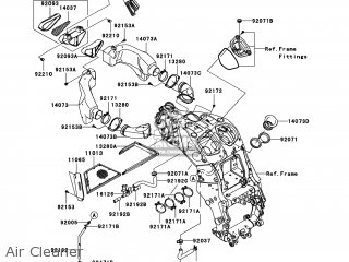 Kawasaki ZX1400C8F NINJA ZX14 2008 USA parts lists and schematics