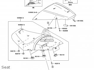 Kawasaki ZX1400C8F NINJA ZX14 2008 USA parts lists and