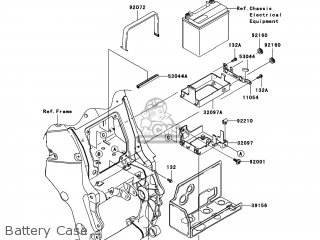 Kawasaki ZX1400CAF NINJA ZX14 2010 USA parts lists and schematics