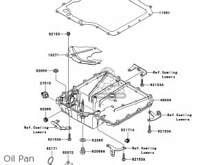 Kawasaki ZX1400CAF NINJA ZX14 2010 USA parts lists and