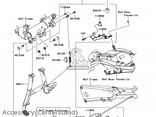 Kawasaki ZX1400EDFA NINJA ZX14R 2013 USA parts lists and schematics