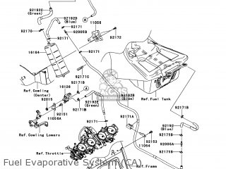 Kawasaki ZX1400FDFA NINJA ZX14R 2013 USA / ABS parts lists