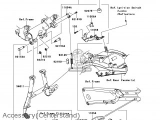 Kawasaki ZX1400FDFA NINJA ZX14R 2013 USA / ABS parts lists and 