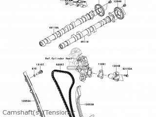 Kawasaki ZX1400FEFA NINJA ZX14R 2014 USA / ABS parts lists