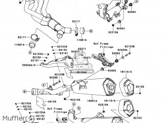 Kawasaki ZX1400FEFA NINJA ZX14R 2014 USA / ABS parts lists