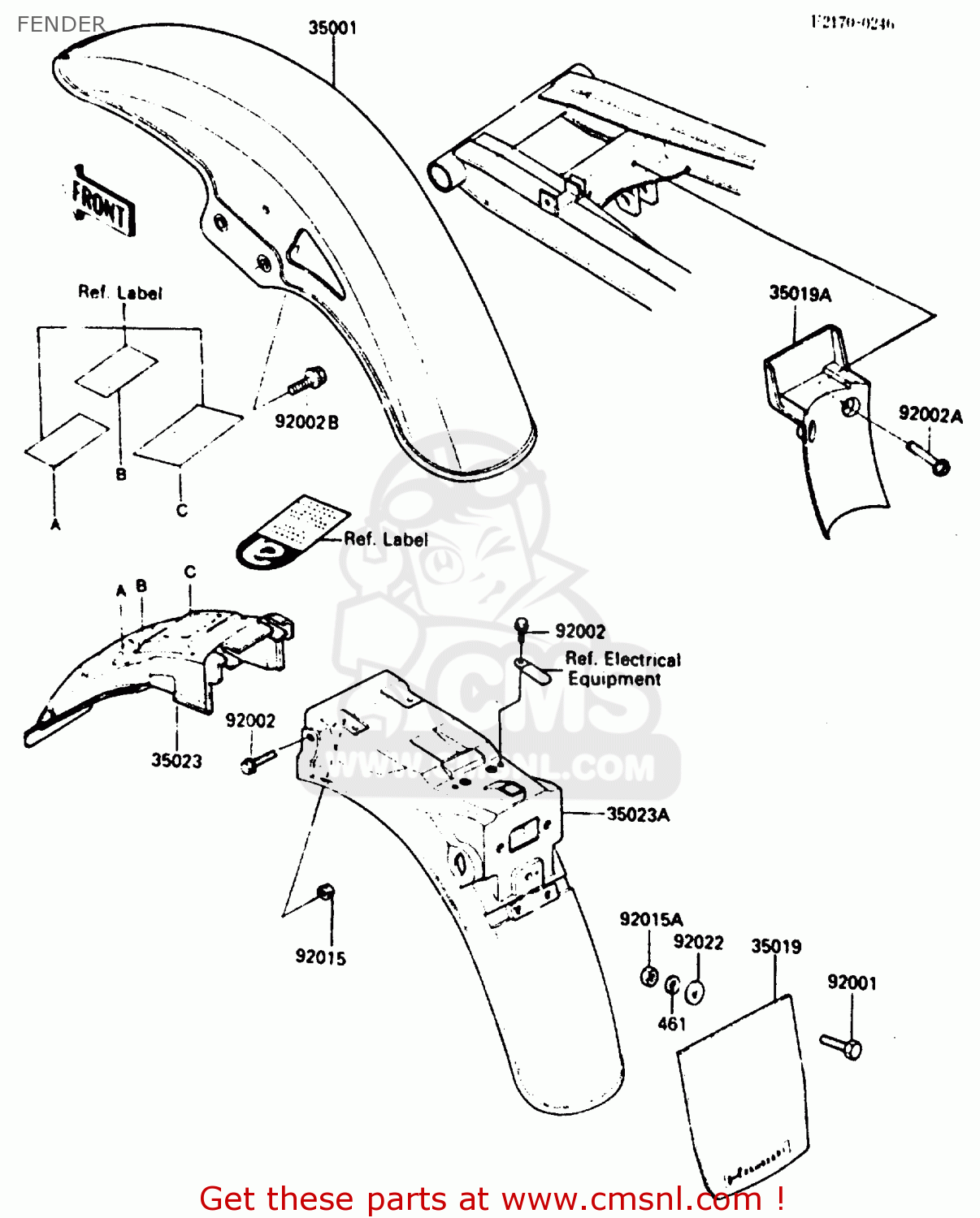 FENDER ZX400C2 1985 EUROPE UK FR GR SD SP