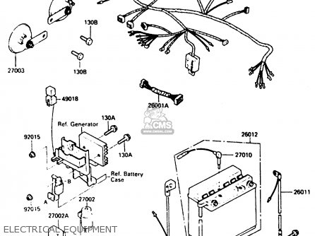 ELECTRICAL EQUIPMENT - ZX400C2 1985 EUROPE UK FR GR SD SP