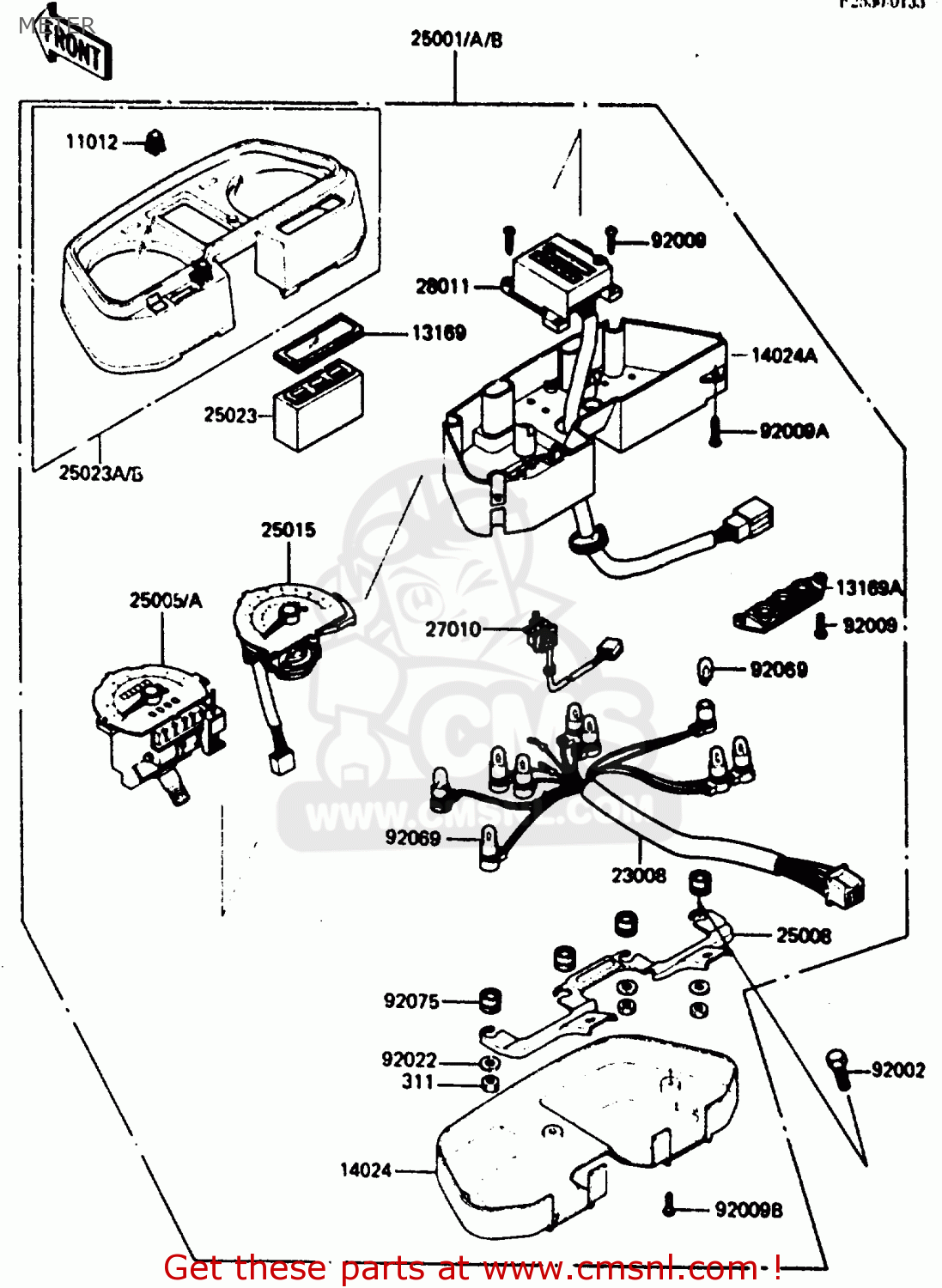 METER ZX400C3 1987 UNITED KINGDOM SP ST