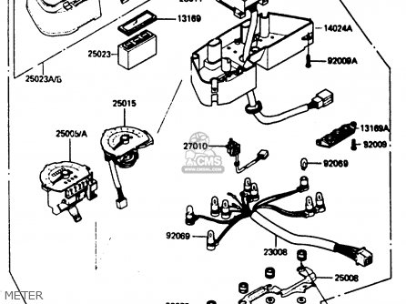 METER - ZX400C3 1987 UNITED KINGDOM SP ST