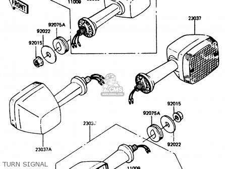 TURN SIGNAL - ZX400C3 1987 UNITED KINGDOM SP ST