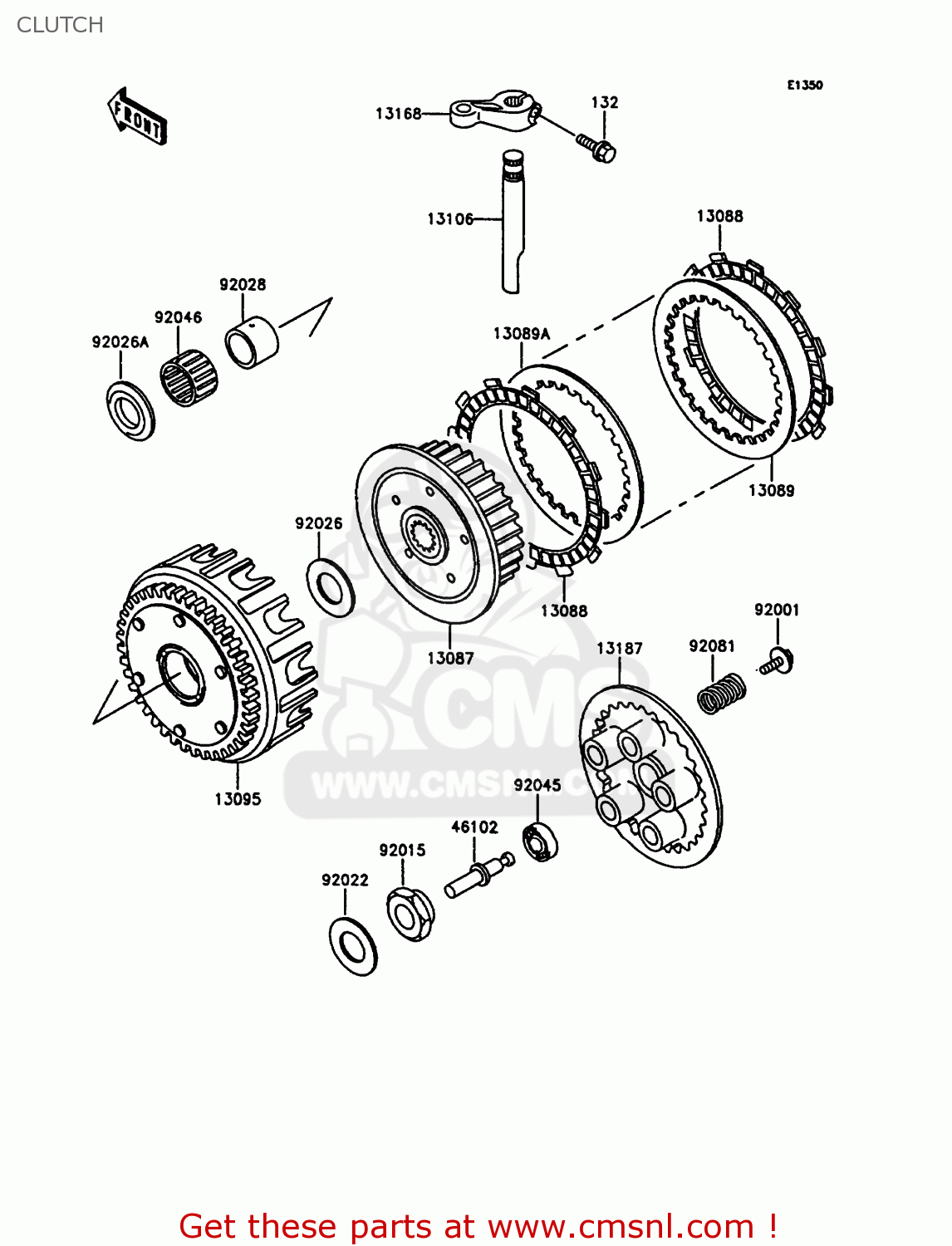 CLUTCH ZX400C4 Z400FII 1991 SPAIN