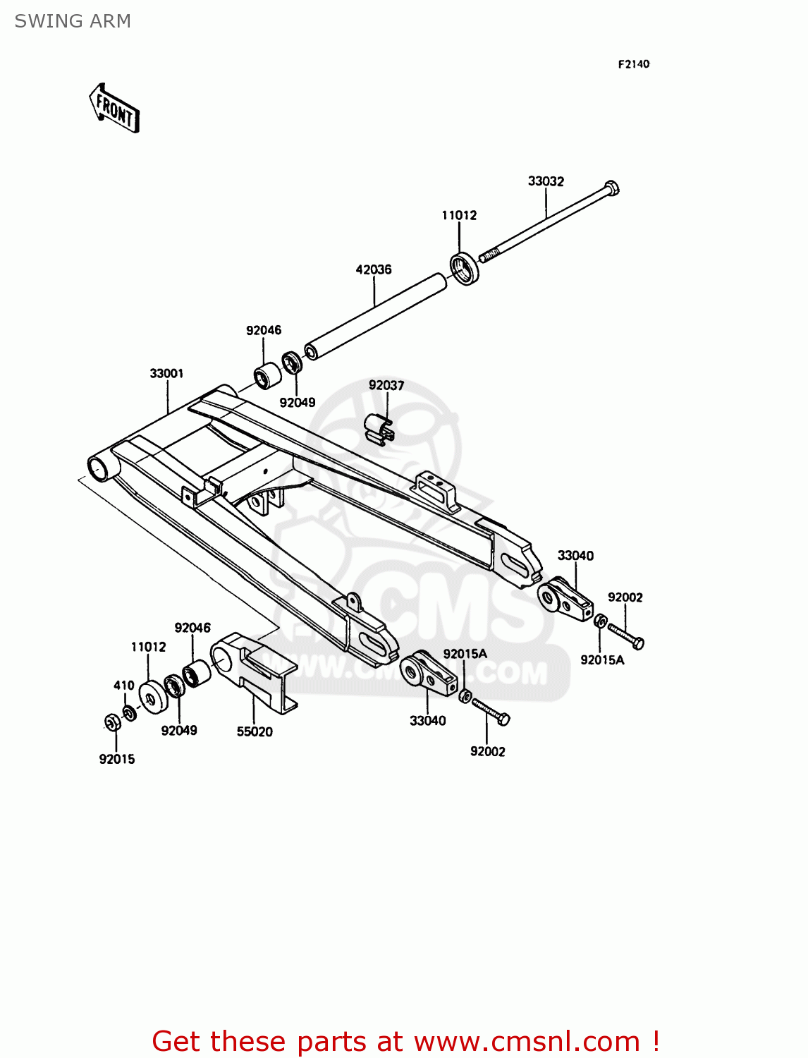 SWING ARM ZX400C4 Z400FII 1991 SPAIN