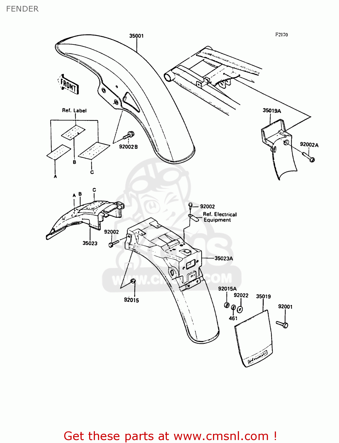 FENDER ZX400C4 Z400FII 1991 SPAIN