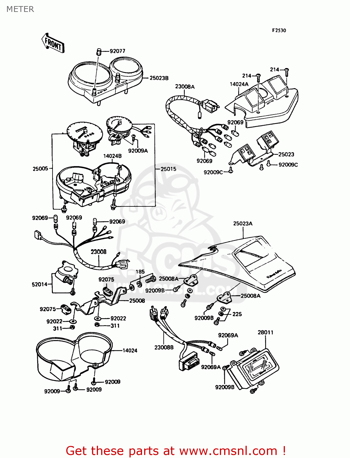 METER ZX400C4 Z400FII 1991 SPAIN