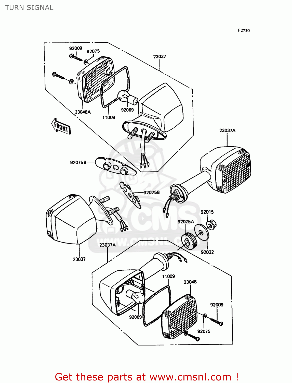 TURN SIGNAL ZX400C4 Z400FII 1991 SPAIN
