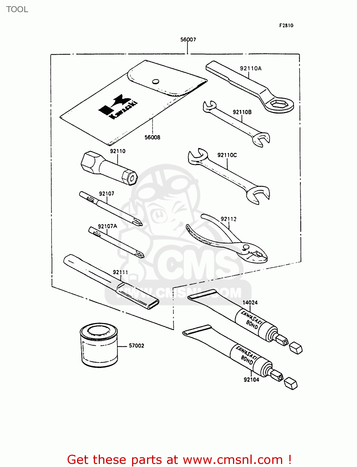 TOOL ZX400C4 Z400FII 1991 SPAIN