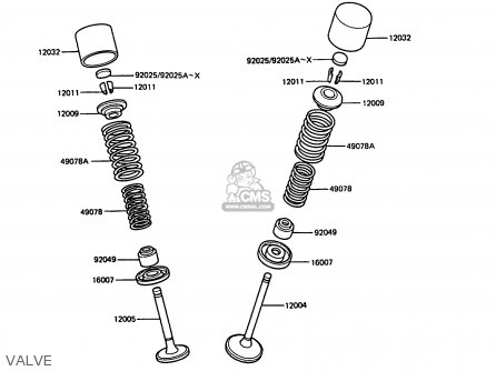 VALVE - ZX400C4 Z400FII 1991 SPAIN