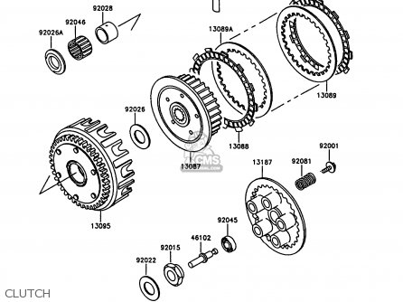 CLUTCH - ZX400C4 Z400FII 1991 SPAIN