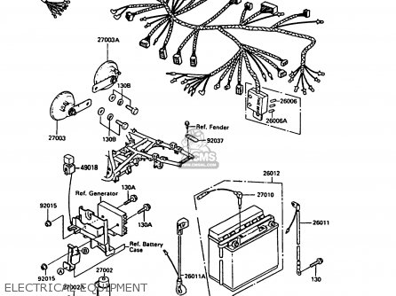 ELECTRICAL EQUIPMENT - ZX400C4 Z400FII 1991 SPAIN