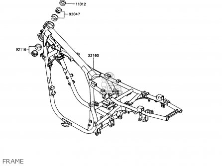 FRAME - ZX400C5 Z400FII 1994 EUROPE