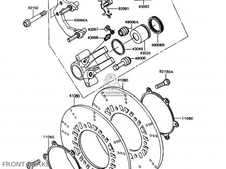 FRONT BRAKE - ZX400C5 Z400FII 1994 EUROPE