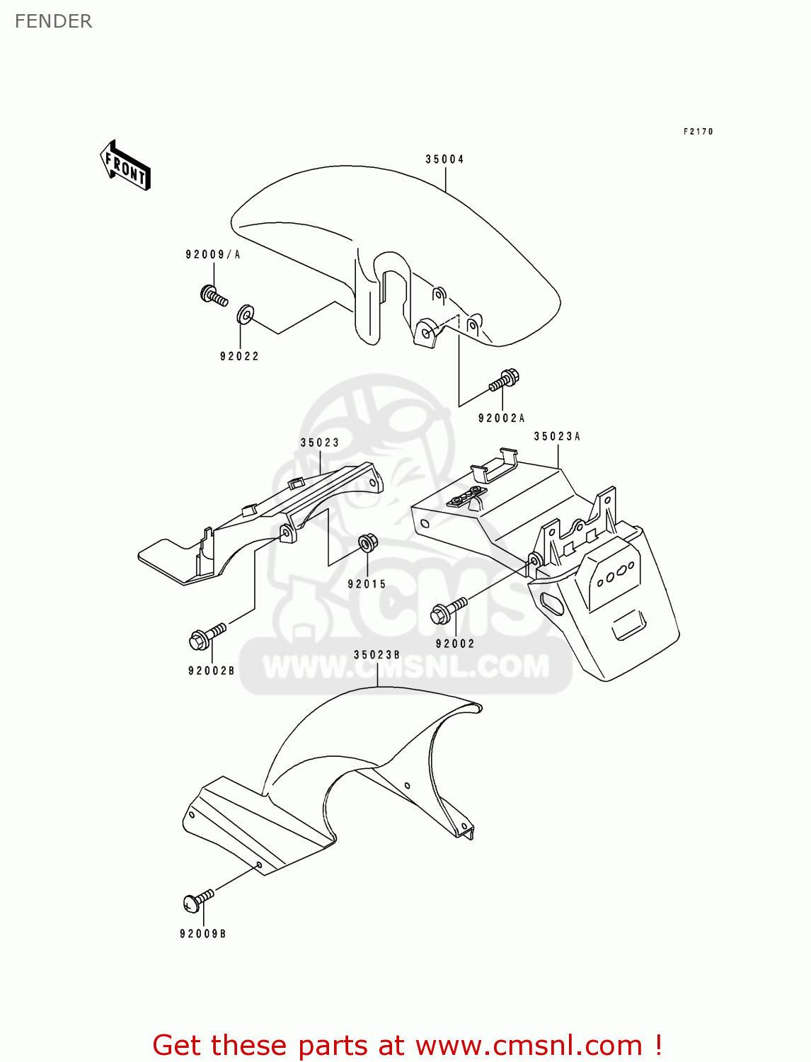 FENDER ZX400H2 ZXR400 1990 EUROPE FR AR IT