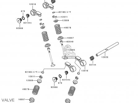 VALVE - ZX400H2 ZXR400 1990 EUROPE FR AR IT