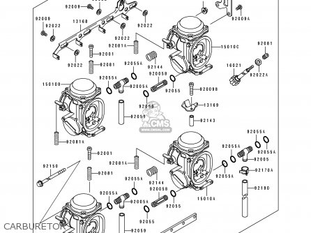 CARBURETOR - ZX400H2 ZXR400 1990 EUROPE FR AR IT