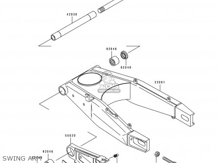 SWING ARM - ZX400H2 ZXR400 1990 EUROPE FR AR IT