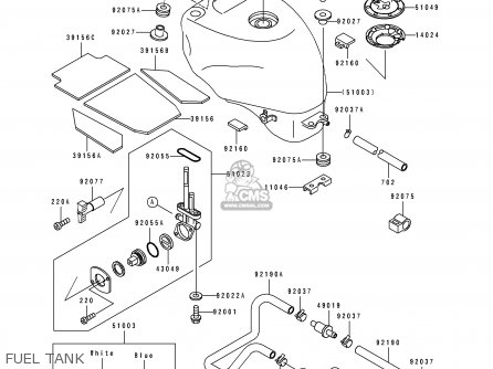 FUEL TANK - ZX400H2 ZXR400 1990 EUROPE FR AR IT