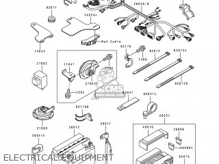ELECTRICAL EQUIPMENT - ZX400H2 ZXR400 1990 EUROPE FR AR IT