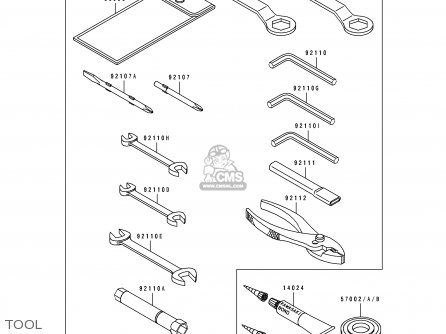 TOOL - ZX400H2 ZXR400 1990 EUROPE FR AR IT