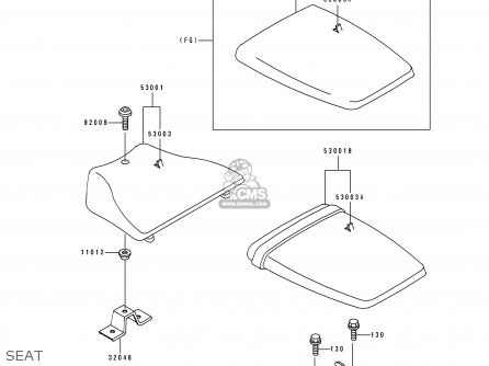 SEAT - ZX400L2 ZXR400 1992 EUROPE UK FR AR FG GR IT NR SD