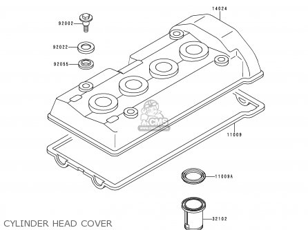 CYLINDER HEAD COVER - ZX400L4 ZXR400 1994 UNITED KINGDOM FR NL AR FG IT
