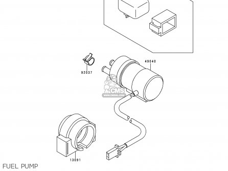 FUEL PUMP - ZX400L4 ZXR400 1994 UNITED KINGDOM FR NL AR FG IT