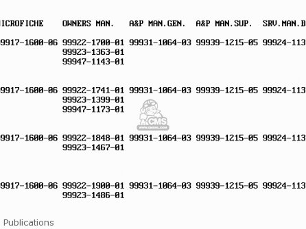 Publications - ZX400L4 ZXR400 1994 UNITED KINGDOM FR NL AR FG IT