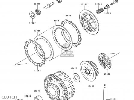 CLUTCH - ZX400L7 ZXR400 1997 AUSTRIA FG