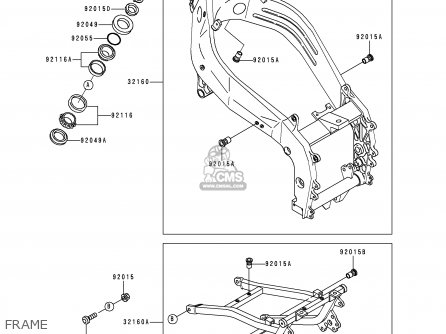 FRAME - ZX400L7 ZXR400 1997 AUSTRIA FG