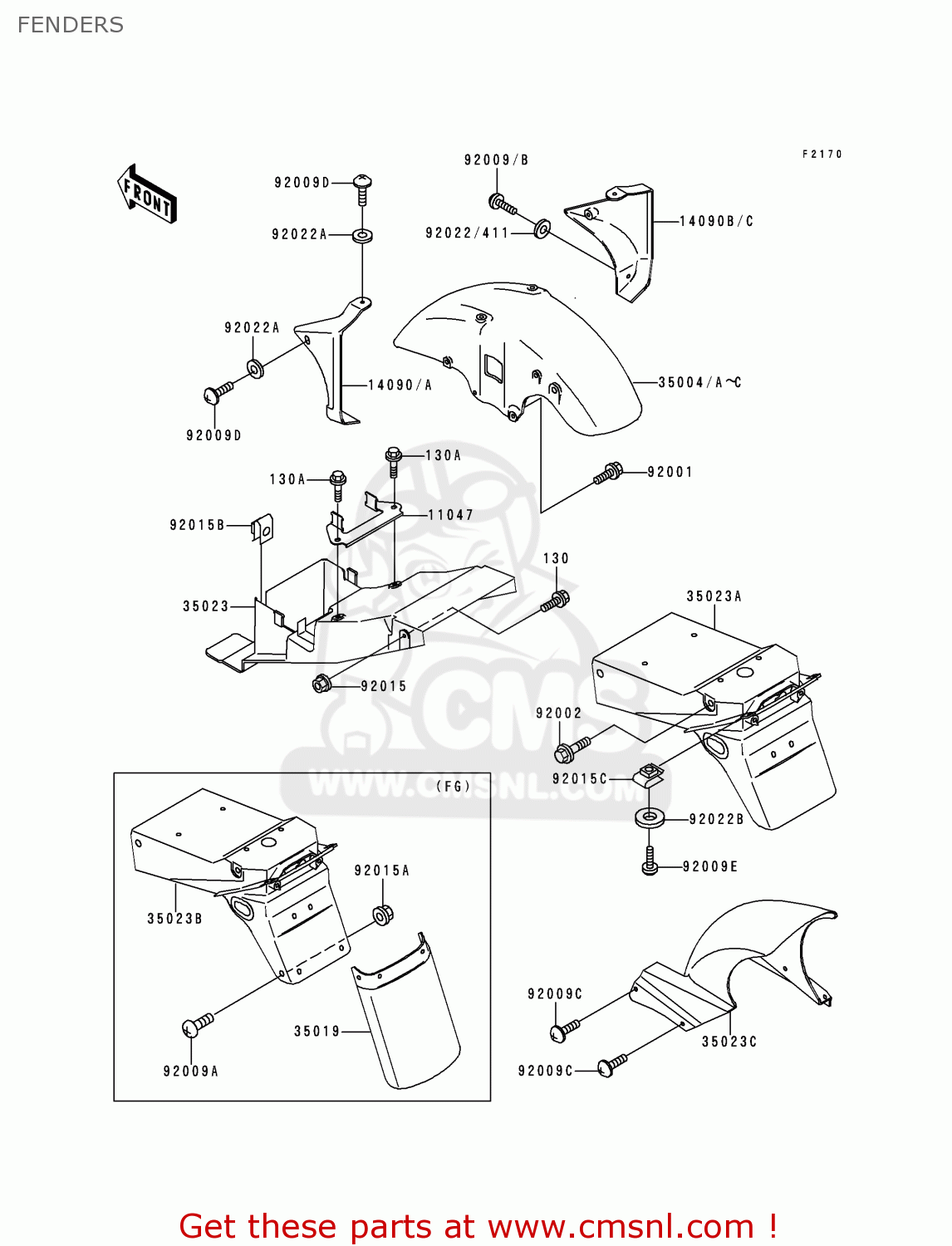 FENDERS ZX400L8 ZXR400 1998 UNITED KINGDOM NL AR FG IT