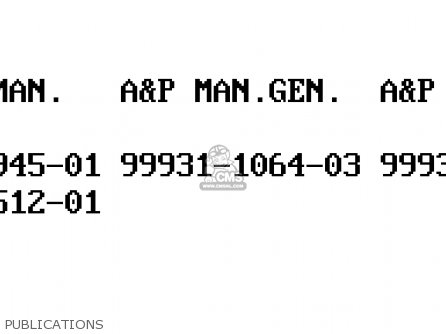 PUBLICATIONS - ZX400L9 ZXR400 1999 UNITED KINGDOM NL AR FG GR IT